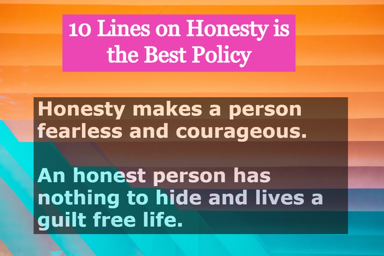 honesty is the best policy essay 350 words