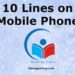 10-lines-on-mobile-phone
